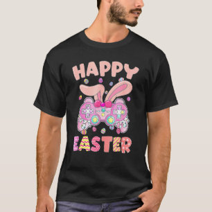 Camiseta Happy Easter Day Video Game Controller Bunny Gamer