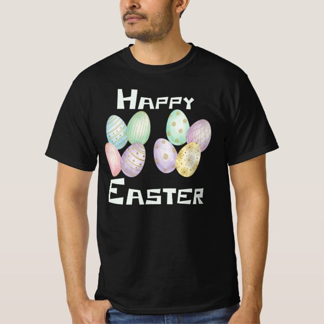 Camiseta Happy Easter, Easter Eggs Hunt  (Anverso)