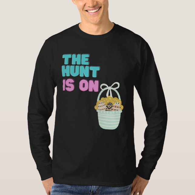 Camiseta Happy Easter Egg Time To Hunt Cute Bunny Ears Sist (Anverso)
