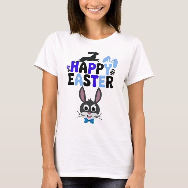 Camiseta Happy Easter, Family Holiday  (Anverso)