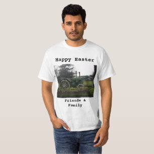 Camiseta Happy Easter Friends & Family T-Shirzer Tractor