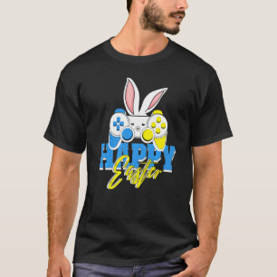 Camiseta Happy Easter Gamer Bunny Rabbit Gaming Controller