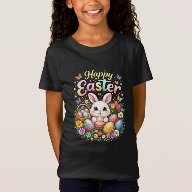 Camiseta Happy Easter Little Bunny (Anverso)