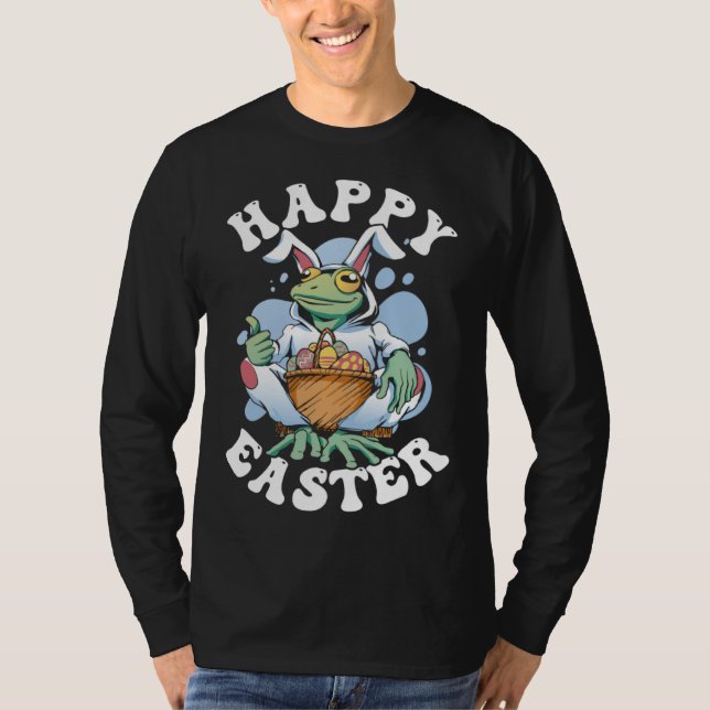 Camiseta Happy Easter Playful Bunny (Anverso)