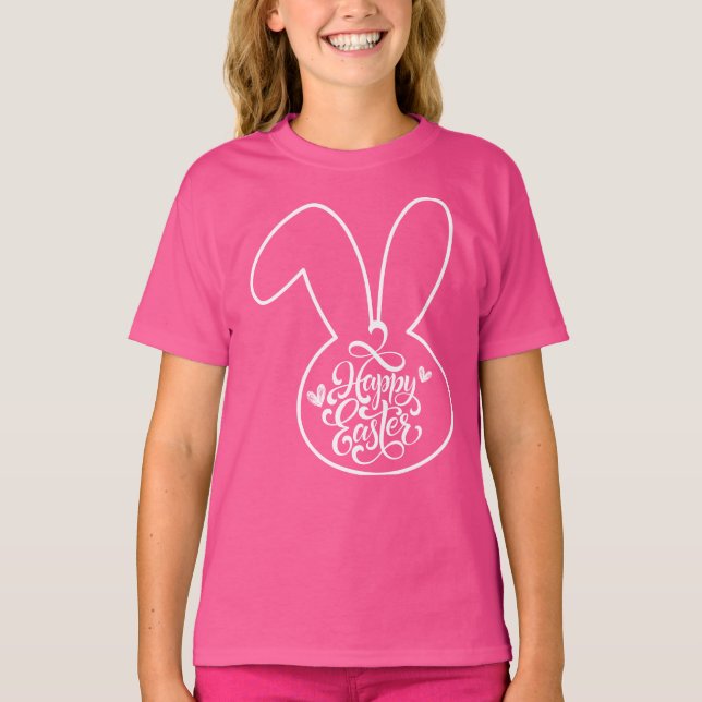 Camiseta Happy Easter Rabbit (Anverso)