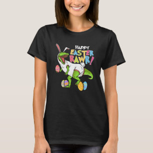 Camiseta Happy Easter Rawr Bunny Egg Hunter Season