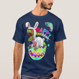 Camiseta Happy Eastrawr Dinosaur Bunny Shirt, Niños Boys T-