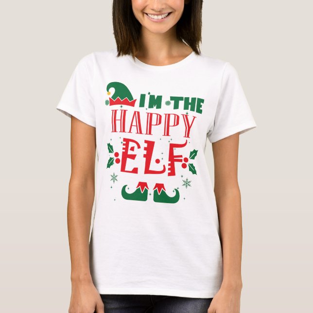 CAMISETA HAPPY ELF (Anverso)