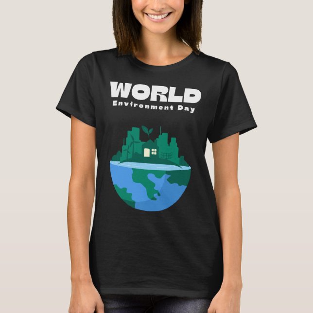 Camiseta Happy Environment Day Our Planet  1 (Anverso)