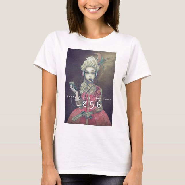 Camiseta Happy f***ing new year 18.56 (Anverso)