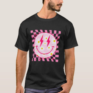 Camiseta Happy Face Daisy Flower Shirpie Preppy Smi