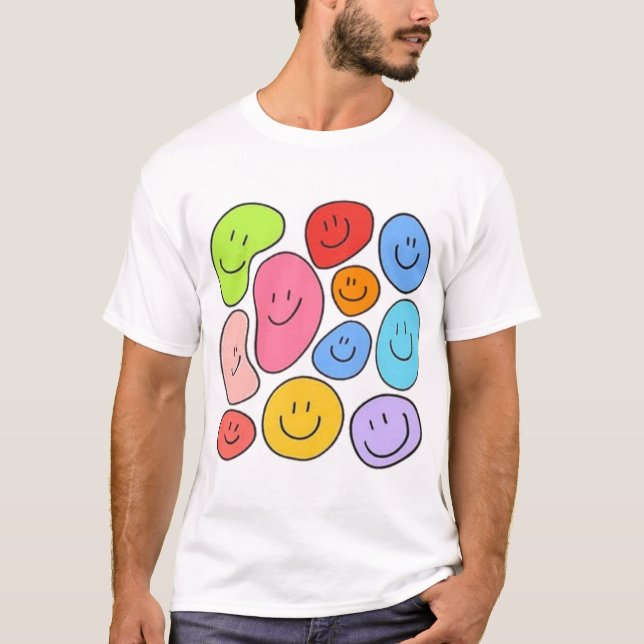 Camiseta Happy Face Shirt, Smile Face shirt (Anverso)
