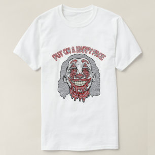 Camiseta Happy Face Villain Tee - Sonriendo con un lado osc
