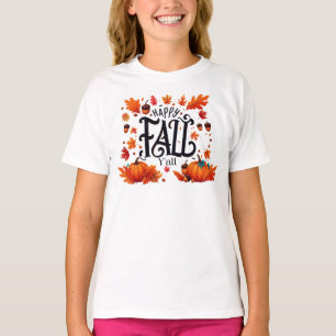 Camiseta Happy Fall Y'all