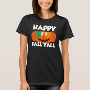 Camiseta Happy Fall Y'all Acción de Gracias Pumpkin Ireland