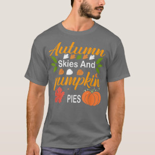 Camiseta Happy Fall Yall Cielos de otoño y tartas de calaba