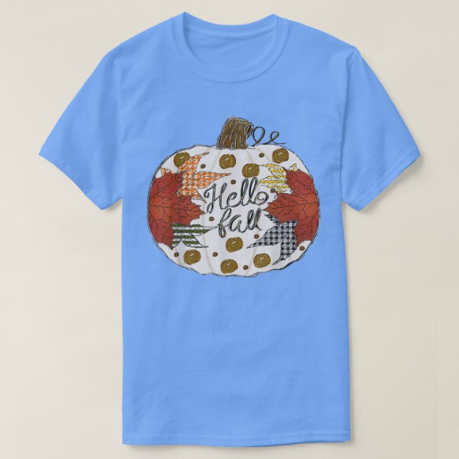 Camiseta Happy Fall Yall Fall Maple Leaf Pumpkin Otoño Than (Diseño del anverso)