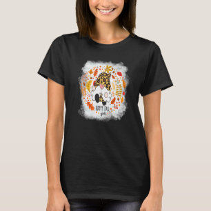 Camiseta Happy Fall Y'all Gnome Leopard Autumn Gnome