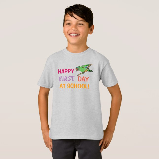 Camiseta Happy first day at school T-Shirt (Anverso completo)