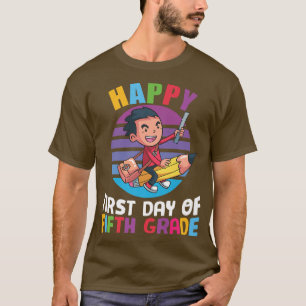 Camiseta Happy first day of 1st grade back to school Premiu
