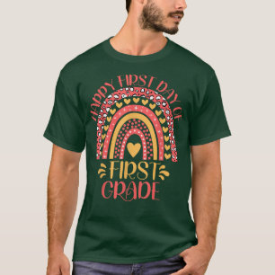 Camiseta Happy First Day Of First Grade 1st Grade Back To S