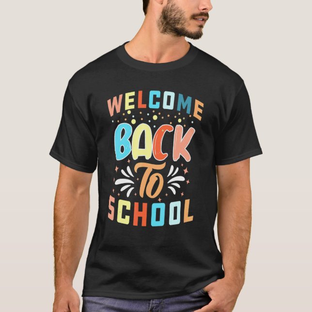 Camiseta Happy First Day of School (Anverso)
