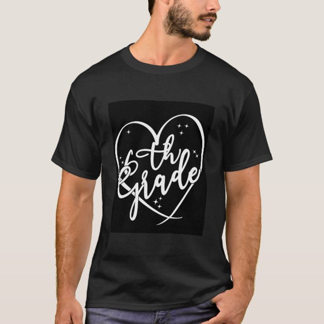 Camiseta Happy First Day Of School 6Th Grade Teacher Studen (Anverso)