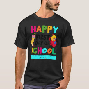 Camiseta Happy First Day Of School Back To School for Teach