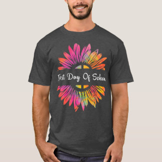 Camiseta Happy First Day of School Teacher Students Tie Die
