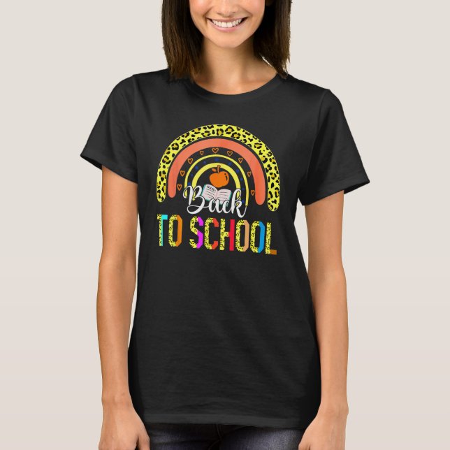 Camiseta Happy First Day Of School Welcome Back To School S (Anverso)