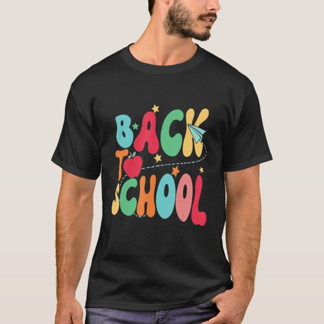 Camiseta Happy First Day Of School Welcome Back To School S (Anverso)