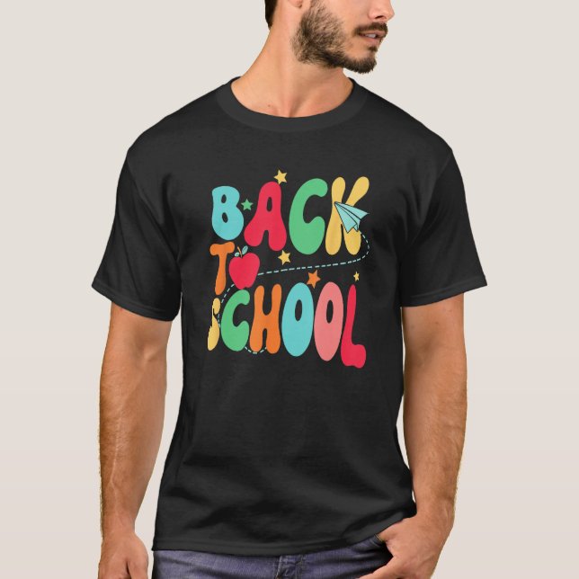 Camiseta Happy First Day Of School Welcome Back To School S (Anverso)