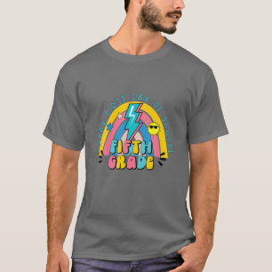 Camiseta Happy First Day Welcome Back To School 5Th Grade R