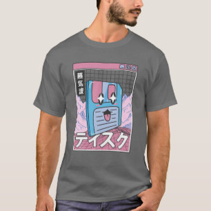 Camiseta Happy Floppy Disk Digital Japan Style Otaku Anime