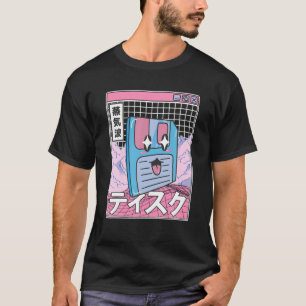 Camiseta Happy Floppy Disk Digital Japan Style Otaku Anime