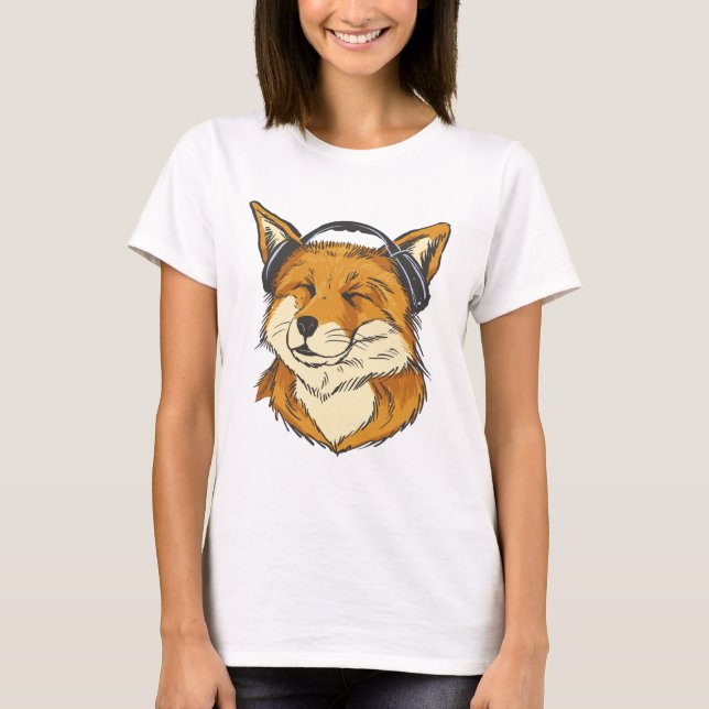 Camiseta Happy Fox T-Shirt (Anverso)