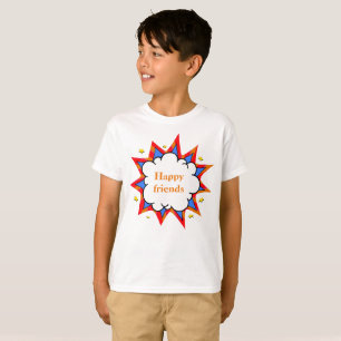 Camiseta Happy friends comic