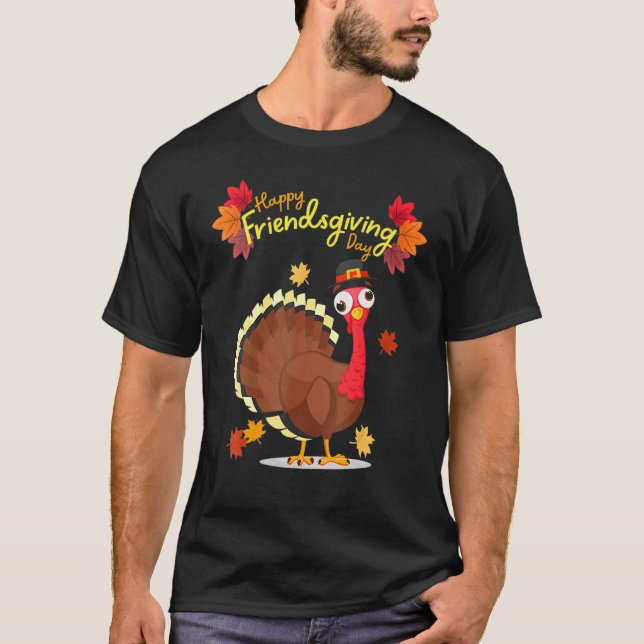 Camiseta Happy Friendsgiving Friends Giving Thanksgiving Tu (Anverso)