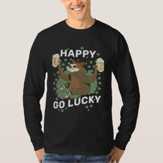 Camiseta Happy Go Lucky St Patricks Day