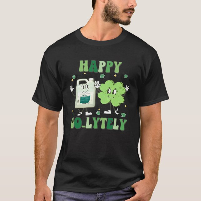Camiseta Happy Golytely Bowel Prep St Pattys Gastro Gi Tech (Anverso)
