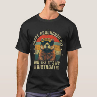 Camiseta Happy Groundhog Day Birthday Cool Groundhog