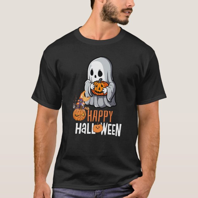 Camiseta "Happy Halloween" (Anverso)