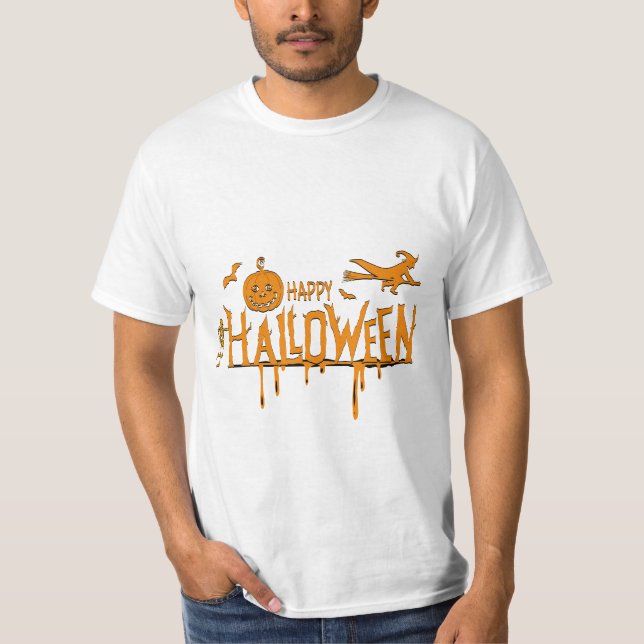 Camiseta happy halloween (Anverso)