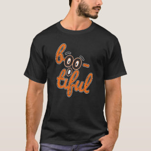 Camiseta Happy Halloween Boo Tiful Cute Womens Vintage Part