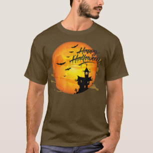 Camiseta Happy Halloween Christmas Design