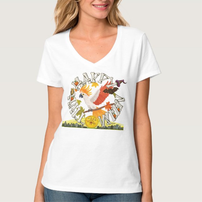 Camiseta Happy Halloween Cockatoo (Anverso)
