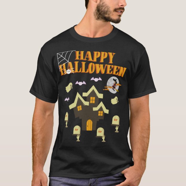 Camiseta Happy Halloween Fun T-Shirt (Anverso)