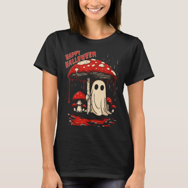 Camiseta Happy Halloween Ghost  (Anverso)