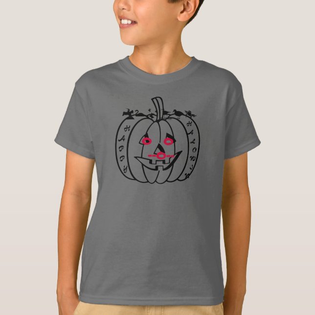 Camiseta Happy Halloween Hakuna Matata Pumkin Kids T-shirt (Anverso)