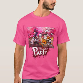 Camiseta Happy Halloween: Party Night 2024 #6 Herren Tshirt